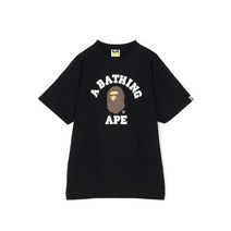 베이프 반팔 티셔츠 베이싱 에이프 COLLEGE TEE M HD7592