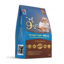 목우촌 펫9단 체중건강 강아지사료 1.8kg 전연령용+간식3종, 단품