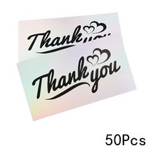 초대장 카드 다양한 스타일 레이저 감사 카드 50 개 소기업용 쇼핑 구매 인사말, 03 C