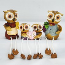Naricollection 부엉이 가족 장식 인형, 부엉이가족