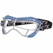 STX Lacrosse FocusS 고글 카프리/아이스 블루, Carolina/White