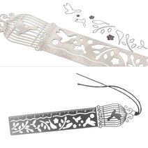 스테인리스 재질의 책갈피로 사용이 가능한 모양자 디자인 도형 10CM 자, 어항