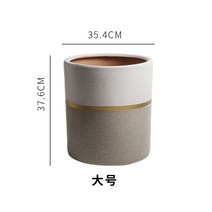 홈가드닝 화분화이트 심플 빅사이즈 대형 화분 도자기, 세라믹, 반반(大)