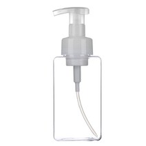 PETG 거품용기 사각 250ml 450ml, 1개, 450ml 투명