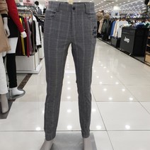 남성 체크 팬츠 1BGASPT008