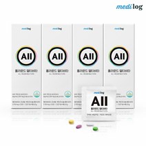 메디로그 올라운드 멀티비타 30포 x 4박스 (4개월분), 단품, 단품