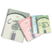 칼라표현 크로키북 B4 105g 80매, 상철제본