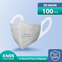 3D 마스크 FFP2 얼굴 마스크 KN95 마스카릴라 certicadas ffp2mask 4 레이어 재사용 가능 kn95 ffp2 fpp2 homologada españa FP3, 10 100pcs Gray, 한개옵션1