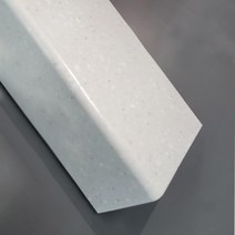 BMC 인조대리석 마루굽틀 80X80X1000 현관 인테리어자재 마루귀틀 귀틀 타일 마감재 재료분리대 (스노우 컬러) 10개