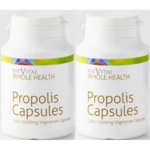 BeeVital Propolis Capsules 비바이탈 프로폴리스 캡슐 120정 2병, x, 1개