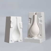 도예 석고 몰드 그라우팅 진흙 도자기 도구 DIY 재료 스트레이트 화병, 기본