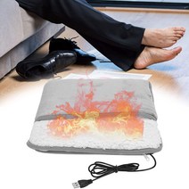 열선패드 전기 발 히터 난방 쿠션 가정용 침실 수면 위한 편안한 일정한 온도 유지, 한개옵션0