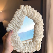 우레탄폼 폼미러 폼거울 DIY 키트 구름 물결 빈티지 인테리어 탁상 거울 만들기 KIT, 아크릴 펜 [그린]