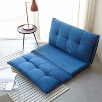 [리비니아] 침대보다 편안한 호텔소파원단 소파베드 1인용 2인용 2type 2size, 모노 블루