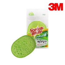 수세미 아크릴사 천연 펄프 1입 3M수세미, 상세페이지 참조, 상세페이지 참조