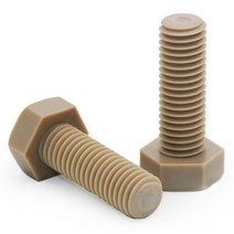 M2 PEEK 육각 볼트 부식 방지 헥사곤 헤드 나사 피크 스크류, M2 (1개), 6mm, 1개