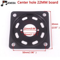 진공광 앰프 1PC 진공관 충격 방지 철판 튜브 소켓 장착 플레이트 2A3 300B KT88 EL34 6V6 KT66 6550 Hifi 오디오 증폭기, [01] 22MM plate
