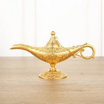 요술램프 알라딘램프 지니 황금 홈카페소품, 황금 마술 램프(대형), 상세페이지 참조, 상세페이지 참조