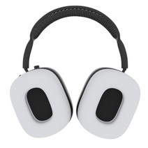 호환 에어팟 맥스 전용 이어패드 실리콘 Airpods Max 세척가능 보호케이스, 화이트