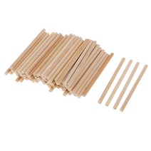 shangren 50pcs 대나무 나무 스틱 홈 장식 150mm 만들기 모델에 대 한 dowels 막대, 자연