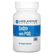 레이크에비뉴뉴트리션 코엔자임Q10 임신준비코큐텐 100mg PQQ 식물성 미토콘드리아 60개 베지캡슐