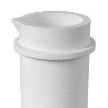 석영 실리카 용융 도가니 냄비 1kg 흰색 금속 은 황동 주조 DIY 제련 도구, 한개옵션0