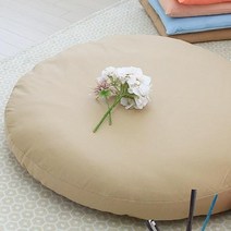 기타 바보사랑[러그랜드]파스텔 옥스퍼드면 원형대방석100cm(솜포함), 핑크