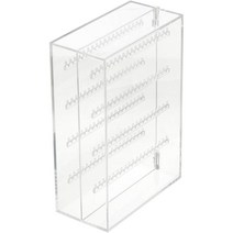 MUJI 무인양품 아크릴 투명 목걸이 귀걸이 케이스 양면 오픈 타입