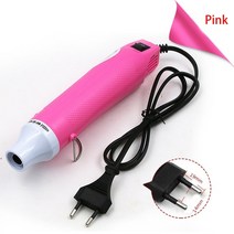 무선 히팅건 미니 열풍기 히팅기 히터건 핫건 hot air gun using heat gun power tool 헤어 드라이어 납땜 랩 송풍기 히터 수축 플라스틱 air gun, 분홍색
