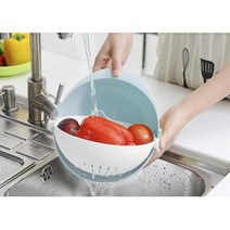 채반 세척볼 주방용 바가지 과일닦이 채반소쿠리 채망