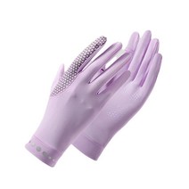 진산 눈 자외선 차단제 스포츠 장갑 검은 평균 크기, 평균 코드, 퍼플 [여성]