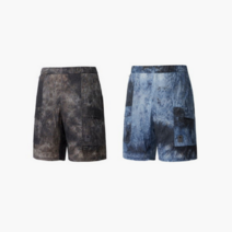 코오롱스포츠 남성 나이트하이커 반바지 차콜 잉크 3M 재귀반사 핸드다잉 항균 패커블 하프팬츠 JWPOM21393 CHA INK