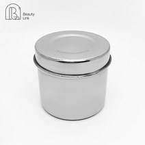뷰티링크 위생저(원형)8cm 위생저(원형)9cm 스테인리스위생저 원형바트 솜통, 원형 솜통(8cm), 1