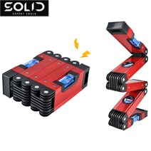 솔리드 자석수평기 접이식 수평자 측정기, 1개