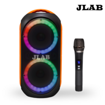 JP-120BL 휴대용 블루투스 스피커 300W 무선 앰프 TWS 행사용 버스킹 USB, 전용 무선마이크 포함