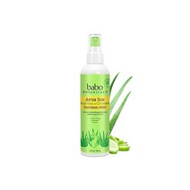 Babo Botanicals After Sun 유기농 알로에 베라 및 오이가 함유된 수딩 미스트 - 얼굴 몸 및 민감한 피부용 - EWG 인증 알코올 프리 및 추가 없는 향 -