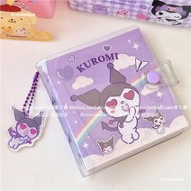 산리오 콜렉트북 Sanrioed마이 멜로디 쿠로미 시나모롤 카툰 3 앨범 수납 책 귀여운 폴라로이드 포토카드 북, [03] Kuromi