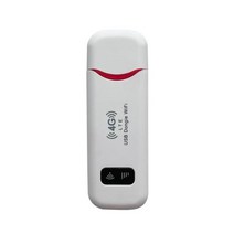 lte 라우터 와이파이 공유기 무선 동글 모바일 핫스팟 모뎀 스틱 카드 모바일 광대역, 1개, 하얀
