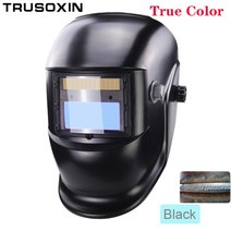 솔라 자동 어둡게 전기 Wlding 마스크/헬멧/용접기 모자/용접 렌즈/용접 기계 및 플라즈마 절단 도구에 대한 눈 마스크, CHINA, Black True Color