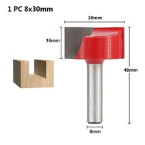 전기식 CMCP 청소 하단 라우터 비트 1pc 8mm 샹크 나무 카바 이드 조각 18-32mm CNC 밀링 커터, 05 1pc 8x30mm
