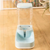 소확행홈 대용량 고양이 강아지 자동급식기 자동급수기 3.8L D4, 파란색 음수기