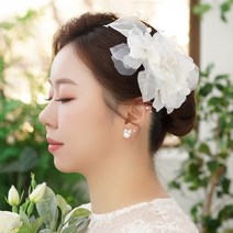 살롱드메리 웨딩헤어악세사리 얼루어 돌잔치 헤어핀 한복 혼주 뒤꽂이 올림머리장식