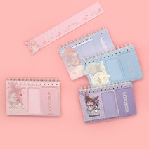 산리오 단어장 4종 세트 마밀 쿠로미 시나모롤 암기장 수첩 트윈스타 스터디 포켓 영어단어