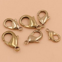 가죽공예 DIY 스트랩 체인 버클 금속 악세사리 가죽 공예 가방 열쇠 고리 보석 찾기용 황동 랍스터 발톱 걸쇠 스냅 후크 10 개, 23mm