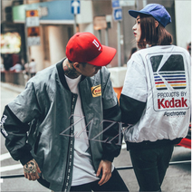 남녀공용 스트릿웨어 봄버자켓 Kodak MA1 데일리룩 스트릿