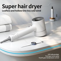 슈퍼 헤어 드라이어 차이슨 드라이기 가벼운 저소음 음이온 프리미엄 헤어 드라이어, 한국, 보라색 1 부품