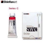 신한 SWC 전문가용 수채화물감 15ml 낱색 C시리즈 (1개), 835 카드뮴 레드 오렌지