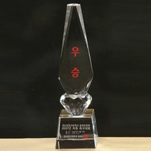 SC18315-1 크리스탈 트로피 골프 홀인원 싱글 이글패