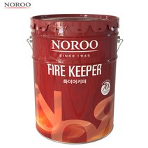 노루페인트 화이어키퍼 방염페인트 유성 수성 투명 백색 18L, 유성무광투명