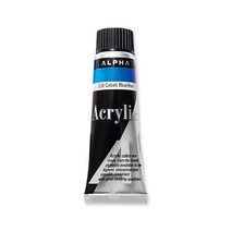 Alpha 실버아크릴물감 50ml 낱개 Acrylic Colors, 987 펄화이트